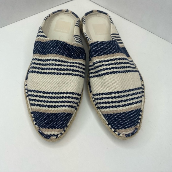NWT Dolce Vita Indigo Fabric Mule Slide Sample Size 6 - Picture 2 of 10